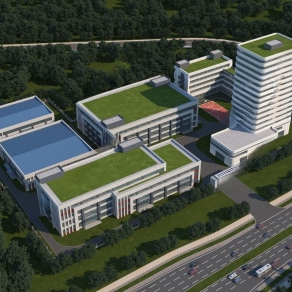 现代厂房3D模型下载